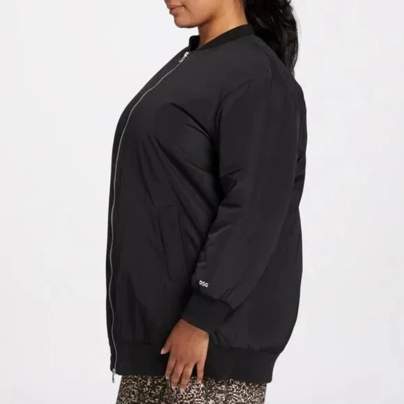 DSG Women's Long Bomber Jacket NWT - Picture 3 of 7